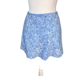 Chervo Sunblock Blue Floral Print Golf Skort